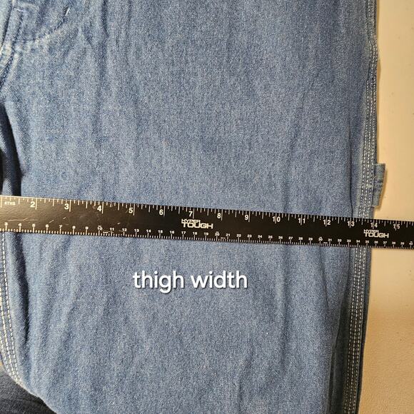 Liberty Men's Stonewashed Denim Bib Overalls 42x30 - Picture 15 of 16